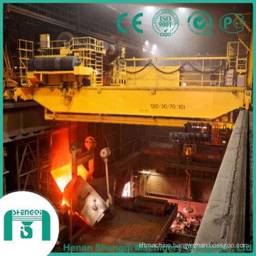 2016 Yz Overhead Crane for Foundry Cap. 125/32 Ton